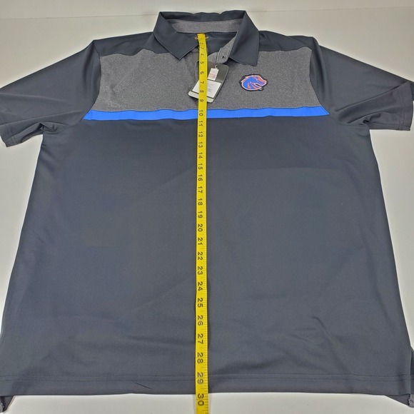 Captivating Apparel BSU Boise Sate Broncos Black Polo Shirt Size XL Men's New - Picture 8 of 8